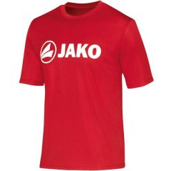 Koszulka Jako fonctionnel Promo. Czerwone t-shirty sportowe męskie Jako, m, z materiału, bez ramiączek, do piłki nożnej. Za 107.50 zł.