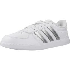 Buty ADIDAS BREAKNET SLEEK Biały. Białe obuwie trekkingowe damskie Adidas. Za 205.99 zł.