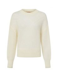 MOS MOSH Sweter z moheru - MMSigva Kobiety biały, XS. Białe swetry klasyczne damskie Mos Mosh, xs, z dzianiny, bez kołnierzyka. Za 329.95 zł.