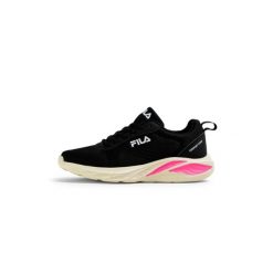 Buty damskie Fila Spectris. Czarne buty sportowe na co dzień damskie Fila, bez wzorów, z dresówki, trekkingowe. Za 235.05 zł.