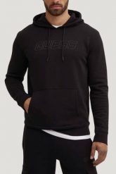 GUESS Czarna męska bluza z kapturem Aldwin, Rozmiar XXL. Czarne bluzy z kapturem męskie Guess, m. W wyprzedaży za 171.99 zł.