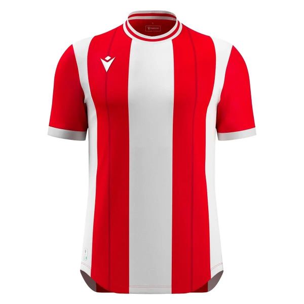 Koszulka Macron Propus Eco. Białe t-shirty sportowe męskie Macron, s, z tkaniny, bez ramiączek, do piłki nożnej. Za 196.00 zł.