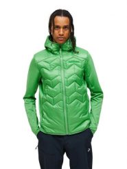 Kurtka Peak Performance męska Elevate Liner Hybrid Hood Jacket zielona - L. Zielone kurtki męskie Peak Performance, l, bez wzorów, z elastanu, bez kaptura. Za 919.00 zł.