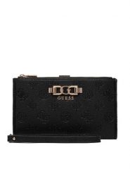 Guess Portfel Anise Slg SWPD99 16157 Czarny. Czarne portfele damskie Guess, z aplikacjami, ze skóry. Za 339.99 zł.