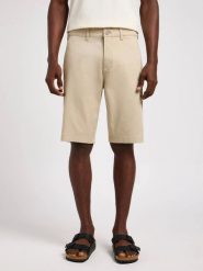 MESKIE SZORTY LEE REGULAR CHINO SHORT STONE 112349200. Szorty męskie Lee, z materiału, bez kołnierzyka. Za 149.99 zł.