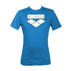 Koszulka Arena Essential Logo. Niebieskie t-shirty sportowe męskie Arena, m, z materiału, bez ramiączek, na fitness i siłownię. Za 164.50 zł.