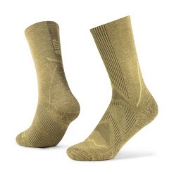 Skarpety do biegania Buff Dryflx Crew Sock DC. Zielone skarpetki damskie Buff, bez wzorów, z elastanu. Za 109.99 zł.