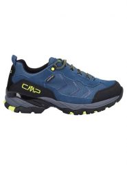 CMP Skórzane buty trekkingowe "Melnick" w kolorze niebieskim rozmiar: 41. Niebieskie buty trekkingowe męskie CMP, z materiału, bez zapięcia, outdoorowe. Za 237.38 zł.