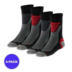 Skarpety turystyczne unisex – Multi czarne – 4 pary. Czarne skarpetki damskie XTREME, bez wzorów, z elastanu. W wyprzedaży za 167.20 zł.