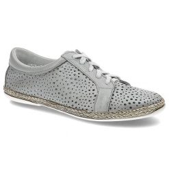 Szare Espadryle Lemar Damskie Stylowe Obuwie. Szare espadryle damskie Lemar, bez wzorów, z dzianiny, bez obcasa. Za 159.00 zł.