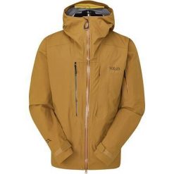 Kurtka z membraną męska Rab Khroma Kinetic Jacket. Brązowe kurtki męskie RAB, m, bez wzorów, bez kaptura. Za 1,311.99 zł.