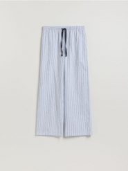 Spodnie od piżamy - jasnoniebieski. Niebieskie piżamy damskie Reserved, l, bez wzorów, z bawełny, bez ramiączek. Za 79.99 zł.