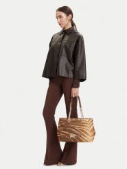 Just Cavalli Torebka 80RA4BB9 ZSA85 Brązowy. Brązowe torebki klasyczne damskie Just Cavalli, bez wzorów, ze skóry, bez dodatków. Za 862.99 zł.