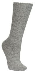 Trespass Espen - grube skarpety unisex z mieszanki wełny Oatmeal Marl. Zielone skarpetki damskie 2117 OF SWEDEN, bez wzorów, z dzianiny. Za 152.99 zł.