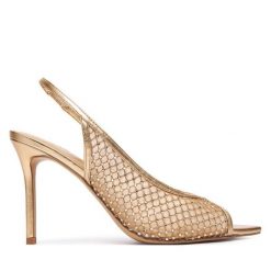 Sandały Aldo. Żółte sandały damskie Aldo, bez wzorów, bez obcasa, na szpilce. Za 499.99 zł.