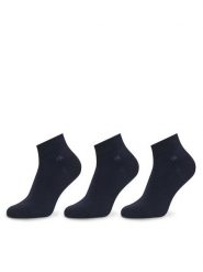 Calvin Klein Skarpety krótkie 701234209 Granatowy. Niebieskie skarpetki męskie CALVIN KLEIN, bez wzorów, z bawełny. Za 59.99 zł.