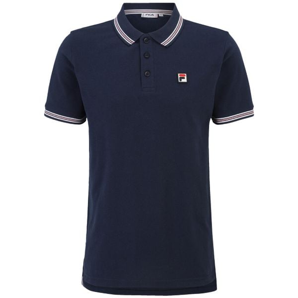 Koszulka męska polo Fila Lubbeek. Białe koszulki polo męskie Fila, m, bez wzorów, z bawełny, bez ramiączek. Za 156.00 zł.