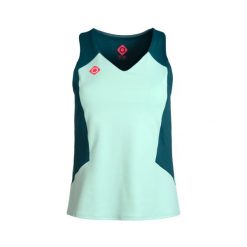 Koszulka Texas Padel – elastyczna, oddychająca i szybkoschnąca. Niebieskie t-shirty damskie IZAS, bez wzorów, z materiału, bez kołnierzyka. Za 182.57 zł.