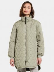 Didriksons Płaszcz zimowy Gabbi 505048 Zielony Regular Fit. Zielone płaszcze damskie Didriksons, na zimę, bez wzorów, z syntetyku. Za 639.99 zł.