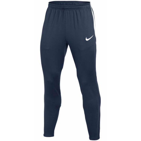 Męskie spodnie piłkarskie Nike Dri-FIT Strike 26 granatowe. Niebieskie spodnie dresowe męskie Nike, bez wzorów, z elastanu, sportowe. Za 186.99 zł.