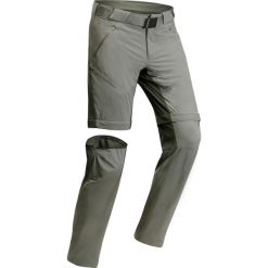 Spodnie turystyczne męskie Quechua MH500 2w1. Czarne szorty męskie QUECHUA, bez wzorów, z elastanu, sportowe. Za 199.99 zł.