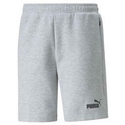 Krótkie spodenki Puma Teamfinal Casuals. Szare szorty męskie Puma, bez kołnierzyka. Za 69.90 zł.