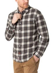 Timezone Koszula - Regular fit - w kolorze brązowym rozmiar: M. Brązowe koszule męskie Timezone, m, bez wzorów, z bawełny, bez kołnierzyka, bez ramiączek. Za 65.85 zł.