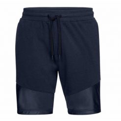Krótki Under Armour Threadborne Terry. Niebieskie szorty męskie Under Armour, s, z bawełny, do biegania. Za 244.80 zł.