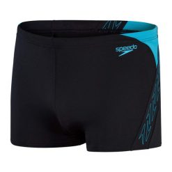 Spodenki kąpielówki męskie Speedo Hyper Boom. Czarne kąpielówki męskie Speedo, l, bez wzorów, z materiału, na fitness i siłownię. Za 83.99 zł.