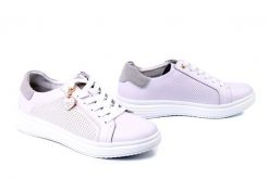 FILIPPO DP6860/26 WH biały, półbuty damskie. Białe półbuty damskie Filippo, bez wzorów, ze skóry, bez obcasa. Za 199.90 zł.