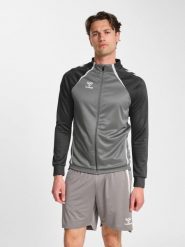 Kurtka z dresu Hummel Lead 2.0. Szare kurtki damskie HUMMEL, l, bez wzorów, z dresówki, bez kaptura. Za 286.00 zł.