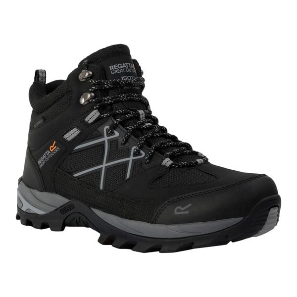 Męskie Buty Do Chodzenia Samaris III. Brązowe buty trekkingowe męskie Regatta, z gumy, bez zapięcia, trekkingowe. Za 386.99 zł.