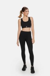 Legginsy fitness damskie Eclipse Cardiobunny z wysokim stanem. Czarne legginsy damskie Cardio Bunny, l, bez wzorów, z tkaniny. Za 139.99 zł.