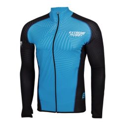 Bluza męska do biegania rozpinana EXTREME HOBBY CALEIDOSCOPE. Niebieskie bluzy bez kaptura męskie EXTREME HOBBY, m, z elastanu. Za 219.00 zł.