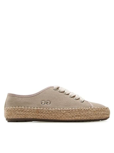 EMU Australia Espadryle Agonis W12883 Beżowy. Brązowe espadryle damskie Emu Australia, bez wzorów, z kauczuku, bez obcasa. Za 339.99 zł.