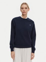 Tommy Hilfiger Bluza WW0WW45980 Granatowy Regular Fit. Niebieskie bluzy bez kaptura damskie Tommy Hilfiger, xl, z bawełny. Za 259.99 zł.