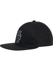Czapka z prostym daszkiem Hummel SNAP CAP HSW uniwersalna. Czarne czapki męskie HUMMEL, bez wzorów, z materiału. Za 65.00 zł.