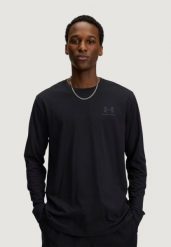 Koszulka z długim rękawem Mężczyzna UNDER ARMOUR UA SPORTSTYLE LEFT CHEST LS. Czarne koszulki męskie z długim rękawem Under Armour, m, z bawełny. Za 199.99 zł.