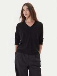 Weekend Max Mara Sweter Fiocchi 2525366042 Czarny Regular Fit. Czarne swetry klasyczne damskie Weekend Max Mara, xs, z wełny, bez kołnierzyka. Za 779.99 zł.