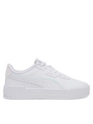 Puma Sneakersy Carina 3.0 Holo 2.0 Jr 402280 01 Biały. Białe buty sportowe dziewczęce Puma, bez wzorów, ze skóry, bez zapięcia. Za 149.99 zł.