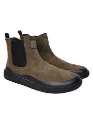 Avance shoes Buty barefoot w kolorze khaki rozmiar: 41. Brązowe botki damskie avance shoes, z polaru, bez obcasa, bez zapięcia. Za 134.95 zł.
