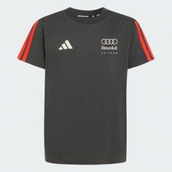 Koszulka Audi Revolut F1 Team Dna. Czarne bluzki sportowe damskie Adidas, z bawełny, bez kołnierzyka, bez ramiączek. Za 149.00 zł.