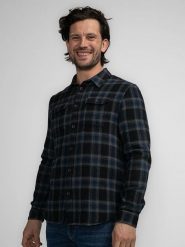 Petrol Industries Koszula - Regular fit - w kolorze granatowo-czarnym rozmiar: XXL. Czarne koszule męskie Petrol Industries, xxl, bez wzorów, z bawełny, bez kołnierzyka, bez ramiączek. Za 126.99 zł.