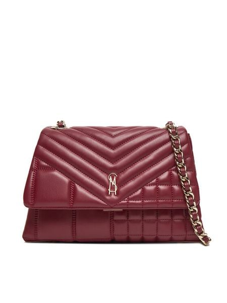 Steve Madden Torebka Bvolt-Q SM13001813 Bordowy. Czerwone torebki klasyczne damskie Steve Madden, bez wzorów, ze skóry, bez dodatków. Za 449.99 zł.