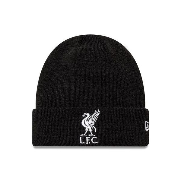 Czapka Liverpool FC Core Cuff. Czarne czapki męskie New Era, bez wzorów, sportowe. Za 219.50 zł.
