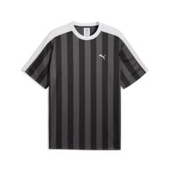 Męska luźna koszulka piłkarska Essentials T7 PUMA. Zielone t-shirty sportowe męskie Puma, m, z materiału, bez ramiączek, do piłki nożnej. Za 129.00 zł.