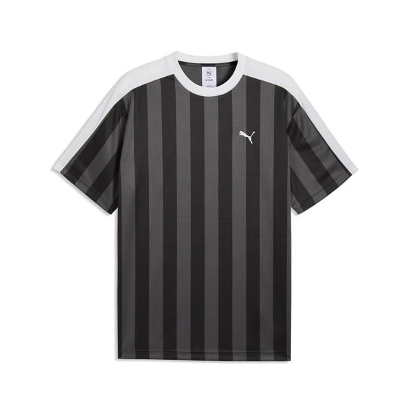 Męska luźna koszulka piłkarska Essentials T7 PUMA. Zielone t-shirty sportowe męskie Puma, m, z materiału, bez ramiączek, do piłki nożnej. Za 129.00 zł.