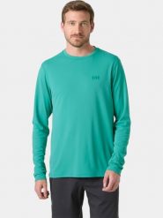 T-shirt męski Helly Hansen Lifa Active Solen Ls. Zielone t-shirty męskie Helly Hansen, m, bez wzorów, z materiału, bez kołnierzyka. Za 309.00 zł.