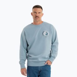 Bluza męska Pitbull Planet Surf Crewneck Sweatshirt. Niebieskie bluzy bez kaptura męskie PITBULL, l, z bawełny. Za 169.99 zł.