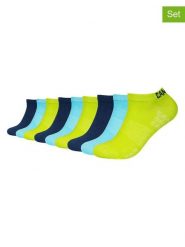 CAMP DAVID Skarpety (9 par) w kolorze błękitno-limonkowo-granatowym rozmiar: 39-42. Niebieskie skarpetki męskie Camp David, bez wzorów. Za 69.99 zł.